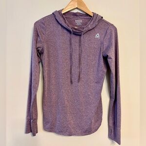 Reebok Women's Heathered Purple Hoodie